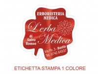 Etichette adesive per erboristerie, cosmetica, cosmesi (mm 39X39)  (cod.7M )